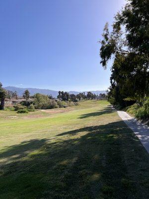 Dry and hard fairways for the most part