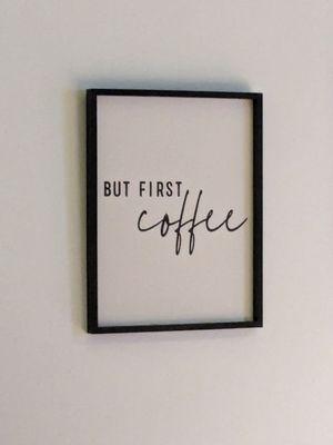 But first, coffee