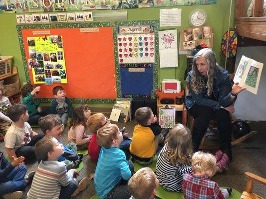 Circle Time with the amazing Teacher Amy!