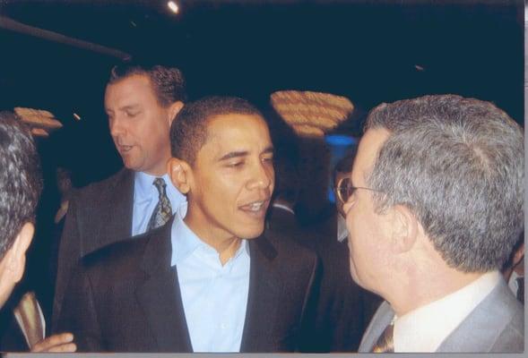 President Obama and Attorney Carl Shusterman