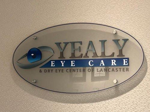 Yealy Eye Care Sign