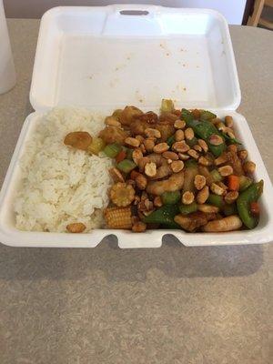 Kung Pow Chicken and Shrimp