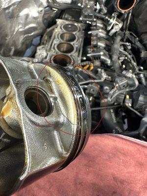 2017 Benz c300 replace all piston