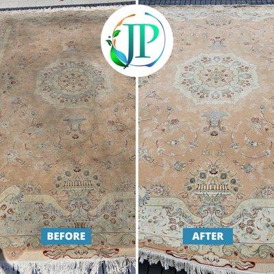 Persian rug cleaning before and after | Tarzana, CA