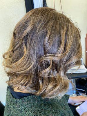 Color and  cut by color specialist....Dolonda  Markovina at Geris  Reflections