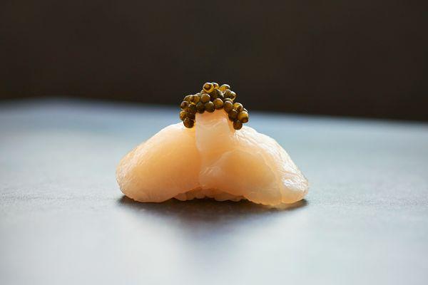 Fresh Scallop with Caviar