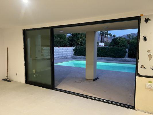 New Multi Slide International Sliding Door Installation