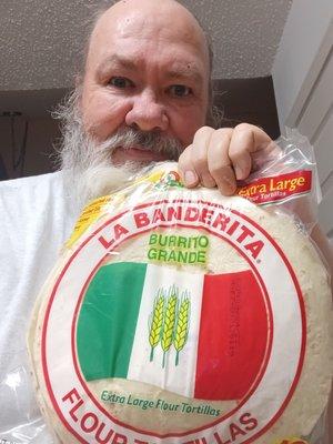 Love these jumbo flour tortillas!