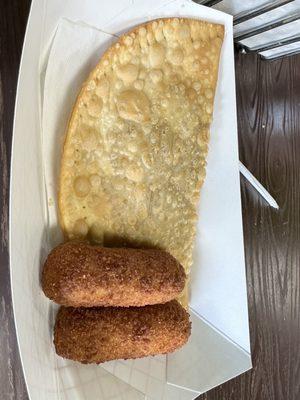 The best croqueta and beef empanadas