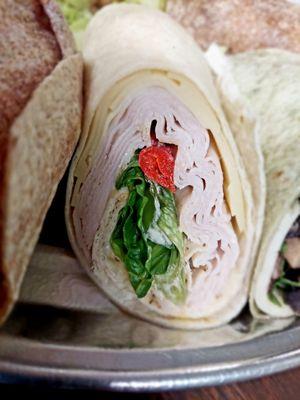 Turkey & Swiss wrap