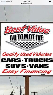 Best Value Automotive is dedicating in providing the ultimate automobile buying experience offering easy financing options.