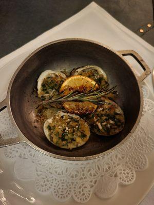 Stuffed clams with Pastis