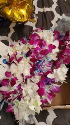 Orchid leis I received