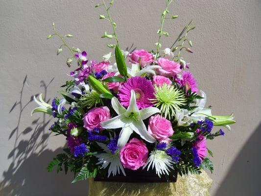 Treasure Chest Flower Arrangement