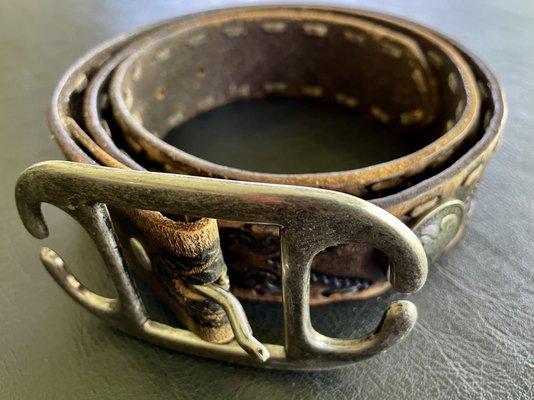 I bought this well made leather belt here !