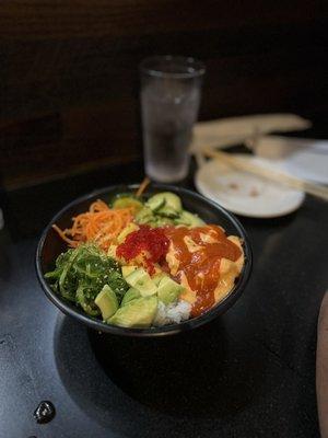 Tuna poke bowl