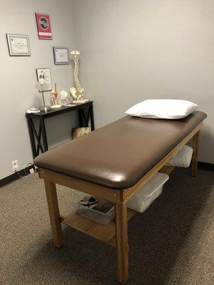 Private treatment rooms available