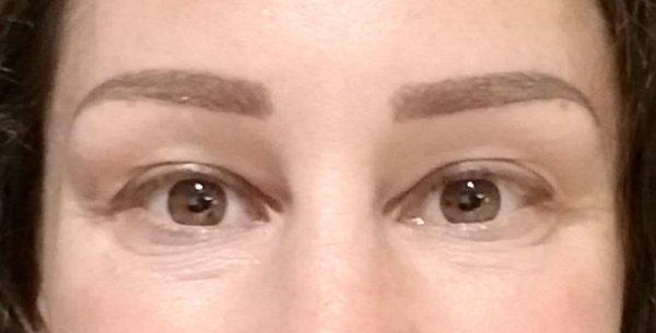 Microblading done by Nikki @brows.about.town