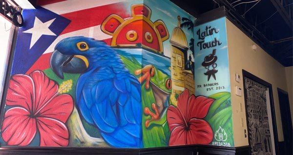 Puerto Rican wall mural