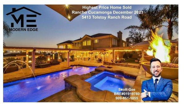 It was a pleasure helping my clients get into one of the nicest homes in Rancho Cucamonga.