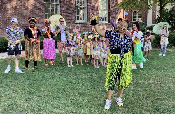 Luau Day at Summer Camp