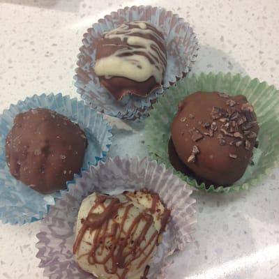 Truffle class in the chocolate lab!!!