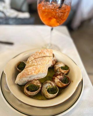 Escargot & Aperol spritzer