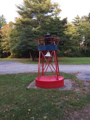 The bell actually rings! Located in the adjacent park