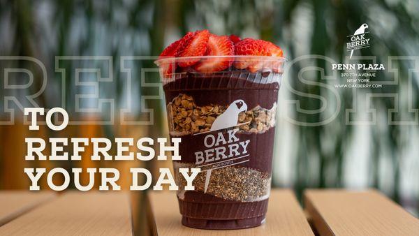 Unwind with us, enjoy acai or smoothie. Relax, savor a healthy snack in tranquil surroundings.