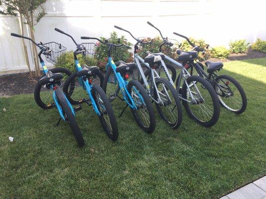 Sharp looking beach cruisers!