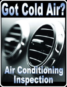 Free A/C inspection most vehicles mention yelp