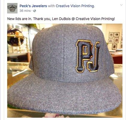 3d embroidered hats