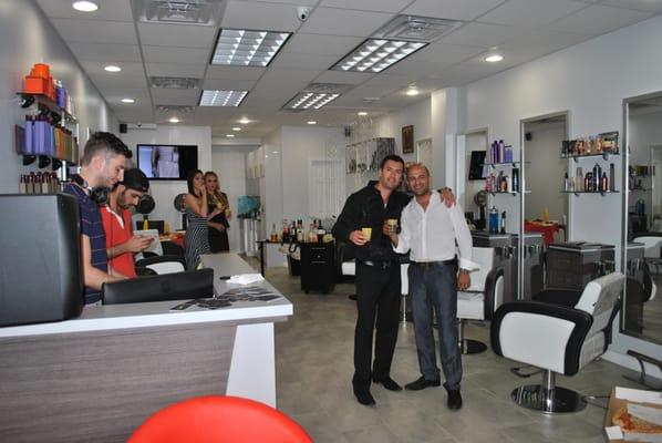 grand opening of Le Reve hair salon