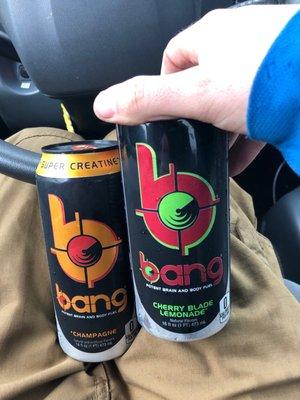 Now carrying Bang for $2.89plus tax. Best energy drink on the market!