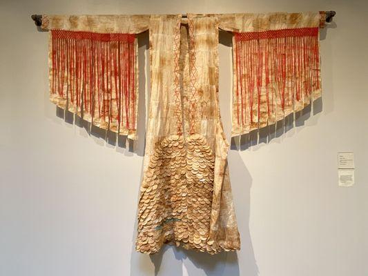 Kimono made from teabags.