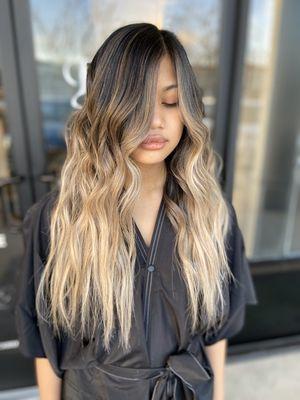 Balayage ombré @michthehairwitch