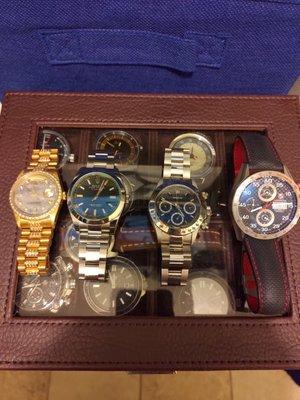 Some of my high-end watches.