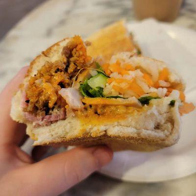 Classic Sandwich. Tasty banh mi