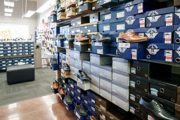 Dress Shoe Section of Store