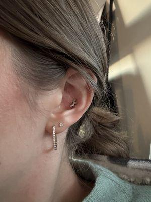 Conch piercing