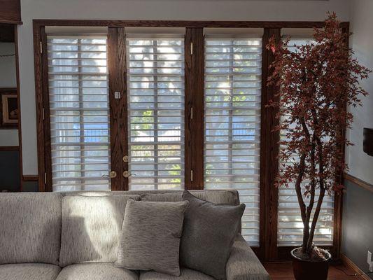 Hunter Douglas Silhouette blinds - front view