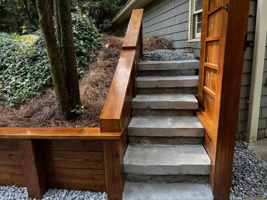 Custom Yard Steps