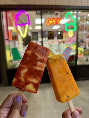 Mango con chamoy & Maracuya