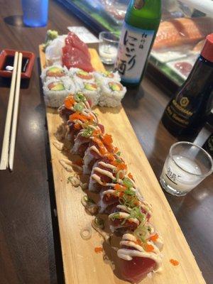 Tuna Sashimi, Spicy Tuna & TNT Roll