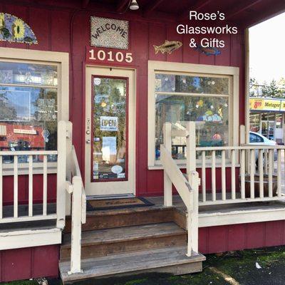 Rose's Glassworks & Gifts, SW Portland. They do repairs on damaged stained glass.