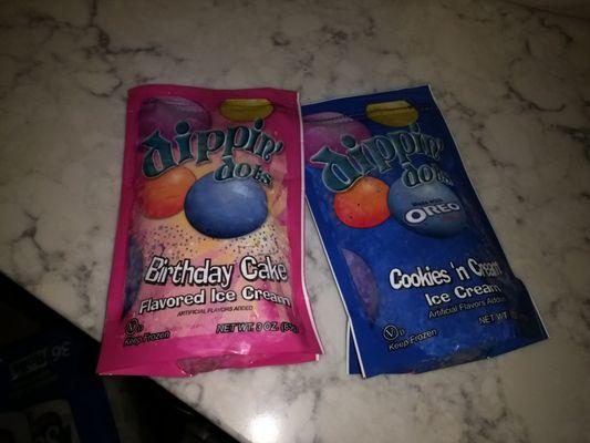 They have dippin dots! 3 bucks a pack