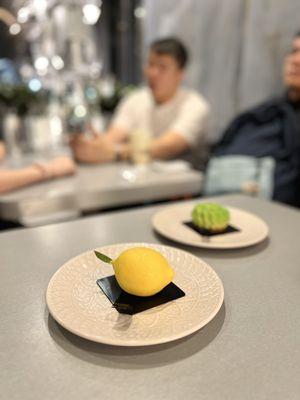 Lemon Shaped Dessert