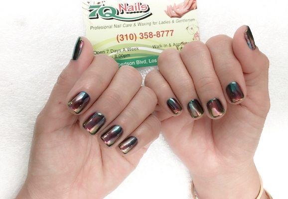 Chrome nails