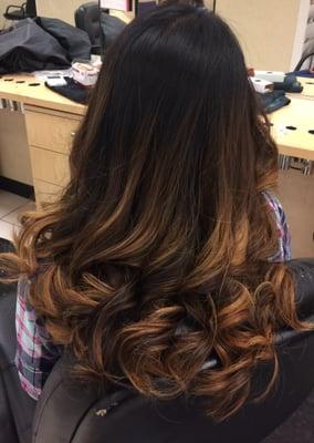 Thank you so much La Sandra for this beautiful ombre hair. Thank you for accomadating me even if I don't have an appointment