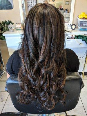 Caramel highlights